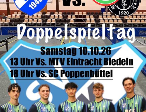 …Doppelpack für Siek´s 1. Tischtennisherren…